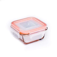KSP Clip It Glass 150ml Storage Container (Orange)