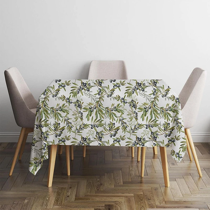 Easycare Printed 'Euro' Polyester Tablecloth 58x78"
