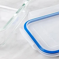 KSP Clip It Glass 760ml Storage Container (Blue)