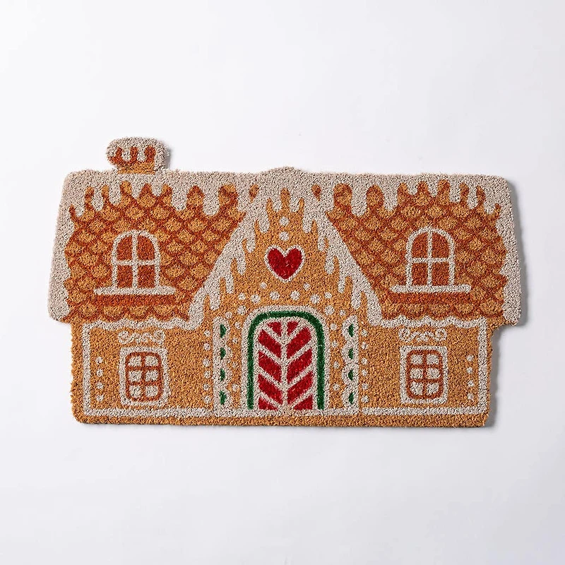 KSP Christmas 'Gingerbread House' Coir Doormat