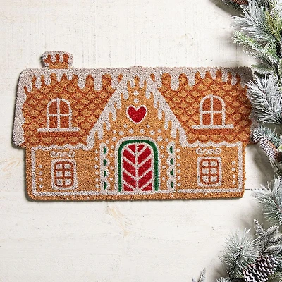 KSP Christmas 'Gingerbread House' Coir Doormat