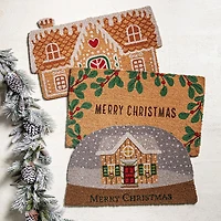 KSP Christmas 'Merry Christmas Holly' Coir Doormat