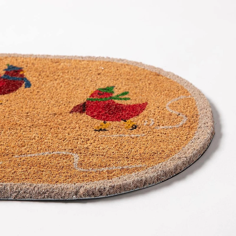 KSP Christmas 'Skating' Coir Doormat