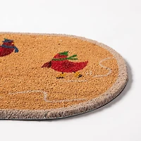 KSP Christmas 'Skating' Coir Doormat