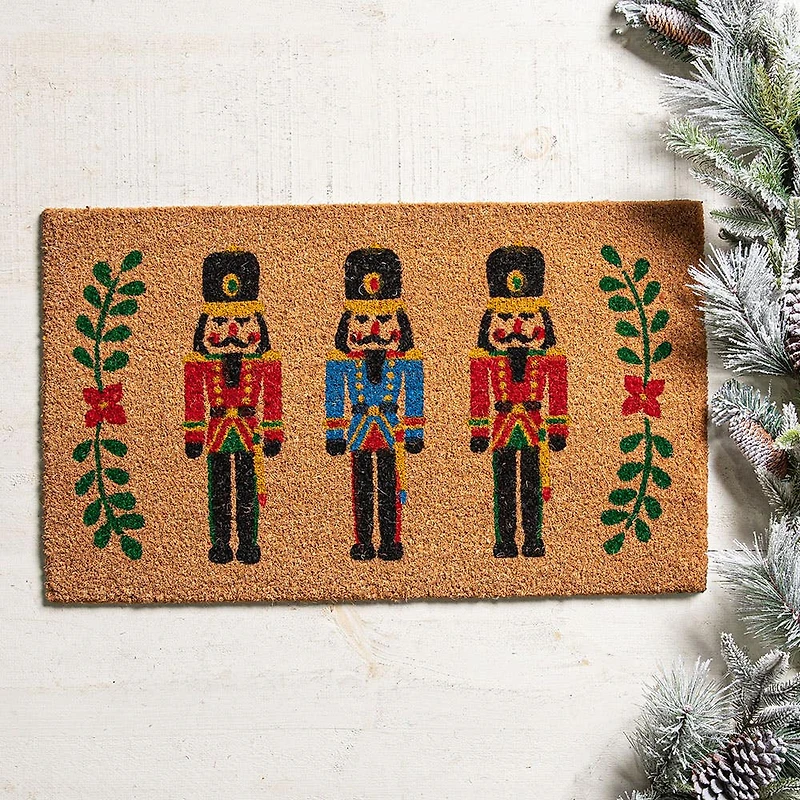 KSP Christmas 'Nutcrackers' Coir Doormat
