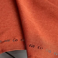 Harman Hemstitch Pumpkin Polyester Tablecloth (60x120")