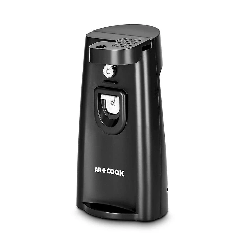 Art+Cook Easy Open 3-In-1 Electric Can Opener (Black)