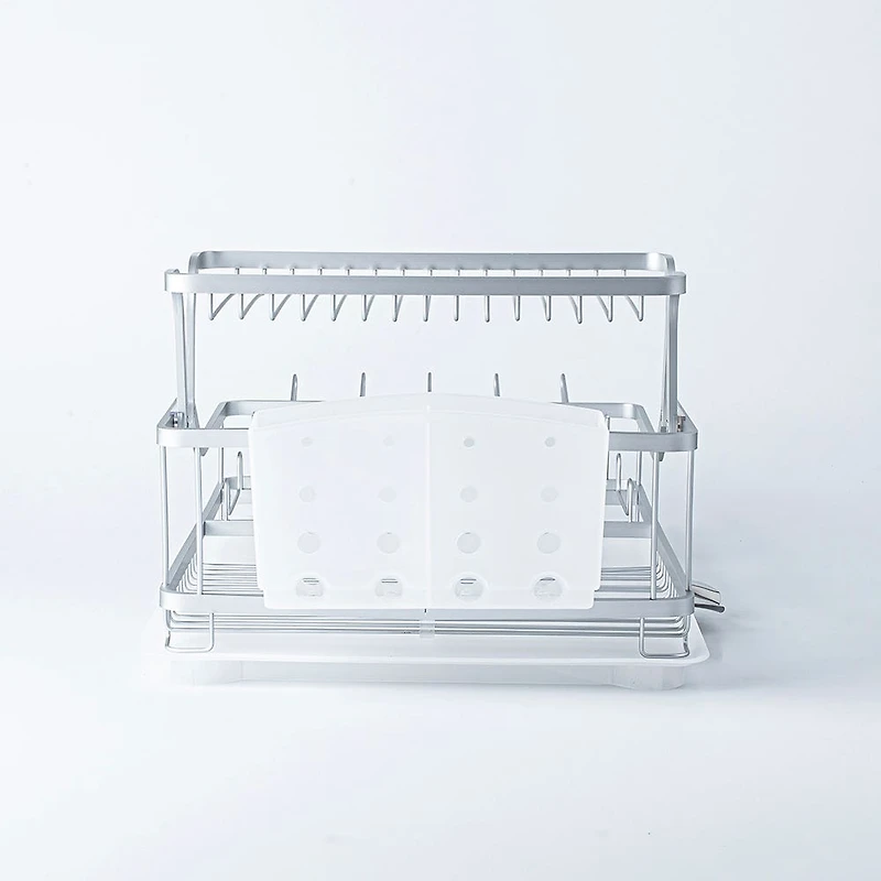 KSP Avanti Dish Rack with Tray 2-Tier (Aluminum)