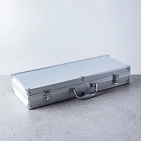 KSP Gourmet Bbq Tools In Aluminum Case - Set of 7 (Stainless Steel)