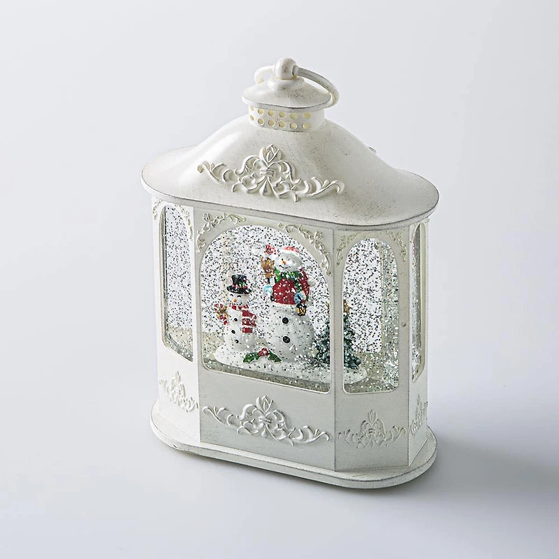 KSP Christmas Wonder 'Lantern' LED Snowglobe (White)