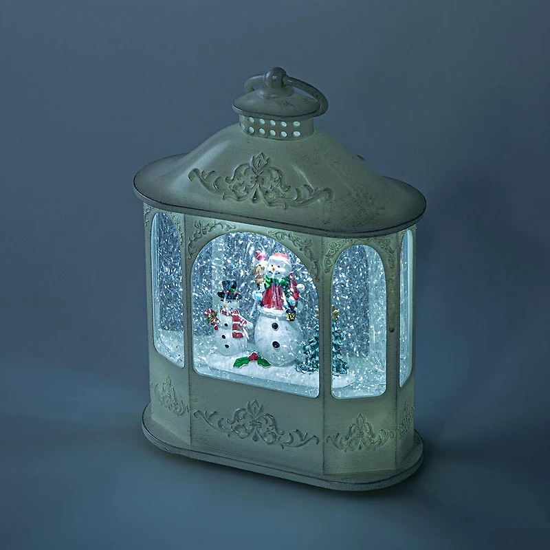KSP Christmas Wonder 'Lantern' LED Snowglobe (White)