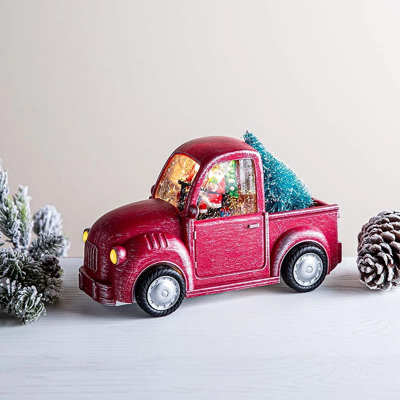 KSP Christmas Wonder 'Truck' LED Snowglobe (Red)