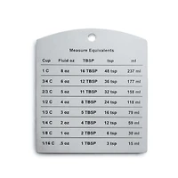 KSP Cooks Equivalent Measure Magnet (Stainless Steel)