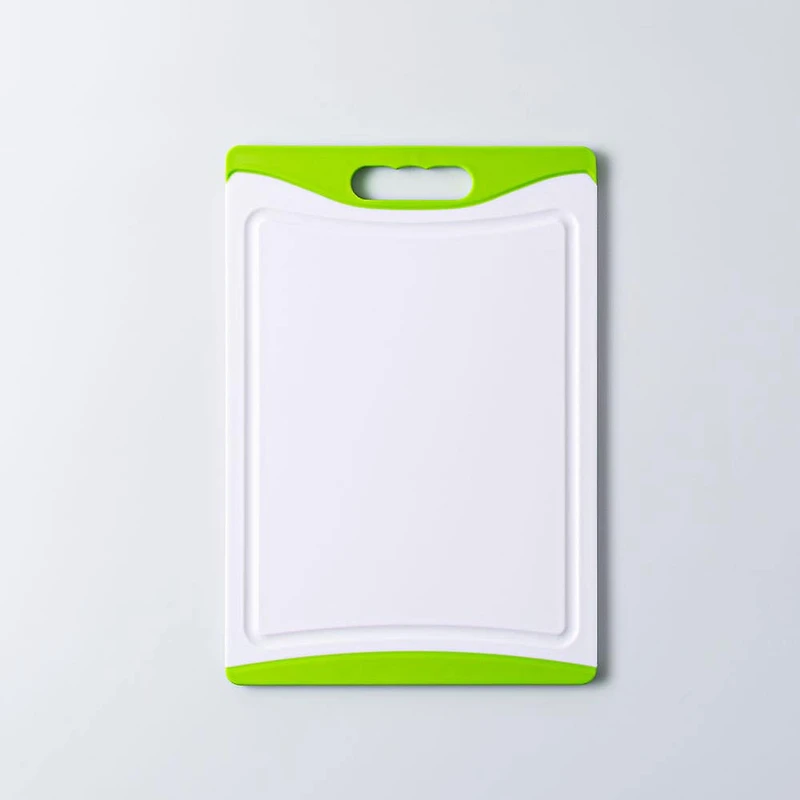 KSP Medium Dice Poly Cutting Board (Green/White)