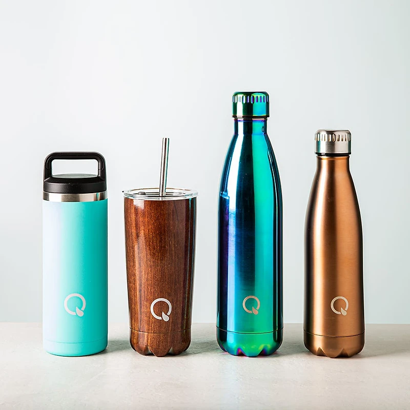 KSP Quench 'Lustre' 500ml Double-Wall Water Bottle (Black)