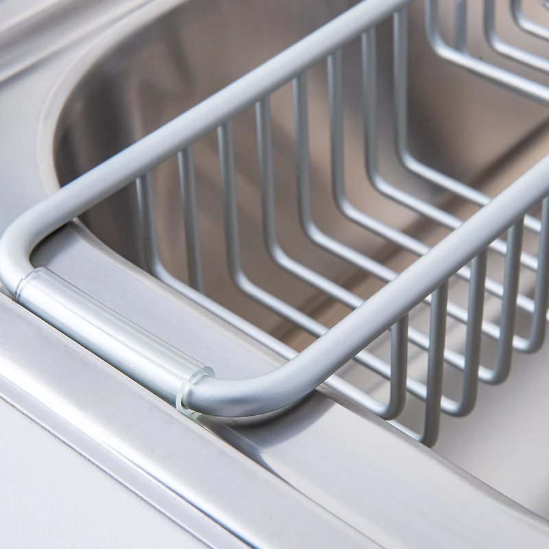 iDesign Metro Aluminum Sink Caddy (Silver)
