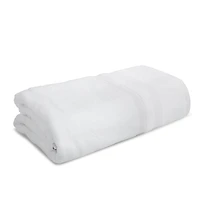 Moda At Home Allure Turkish Cotton Bath Sheet (White)