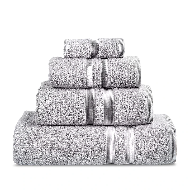 Moda At Home Allure Turkish Cotton Bath Towel (Marble Grey)