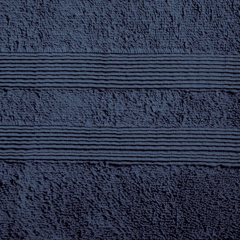 Moda At Home Allure Turkish Cotton Bath Sheet (Indigo)