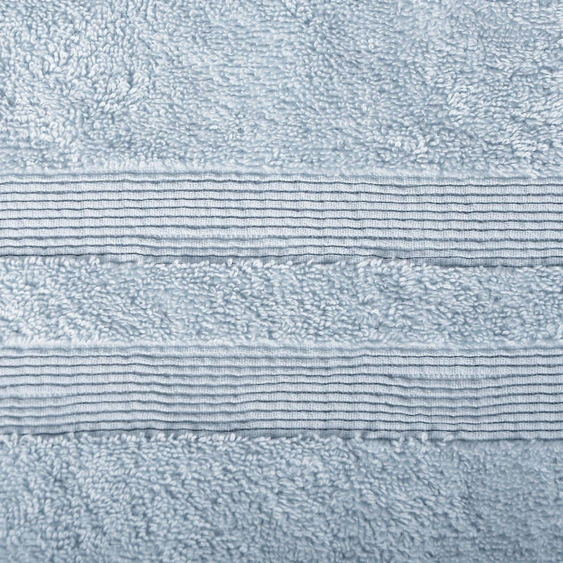 Moda At Home Allure Cotton Hand Towel (Powder Blue)