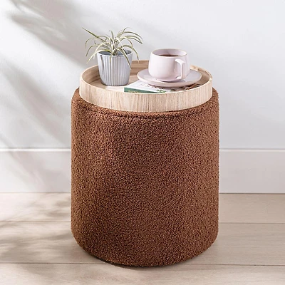 KSP Cloud Ottoman (Brown)
