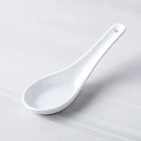 A La Carte 'Essentials' Porcelain Soup Spoon (White)