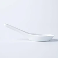 A La Carte 'Essentials' Porcelain Soup Spoon (White)