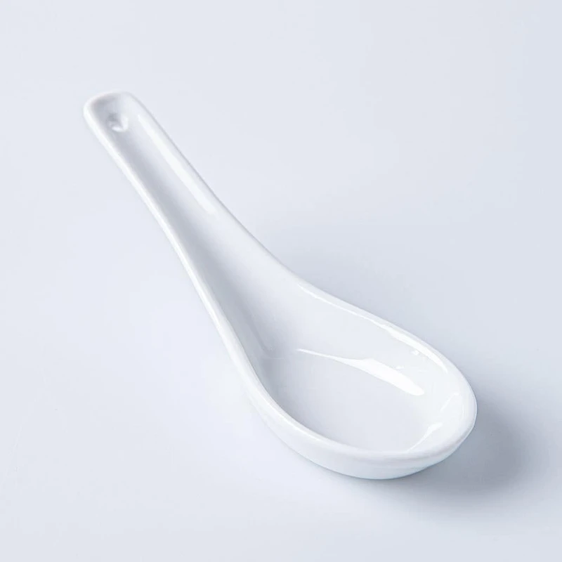 A La Carte 'Essentials' Porcelain Soup Spoon (White)