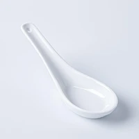 A La Carte 'Essentials' Porcelain Soup Spoon (White)