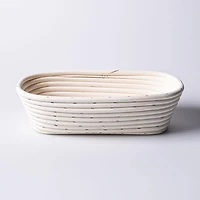 Eddingtons Banneton 1kg/2.2lb Oval Proving Basket Small (White)