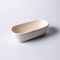 Eddingtons Banneton 1kg/2.2lb Oval Proving Basket Small (White)