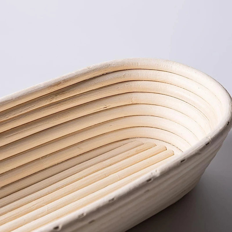 Eddingtons Banneton 1.5kg/3.3lb Oval Proving Basket Large (White)