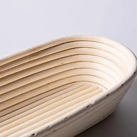 Eddingtons Banneton 1.5kg/3.3lb Oval Proving Basket Large (White)