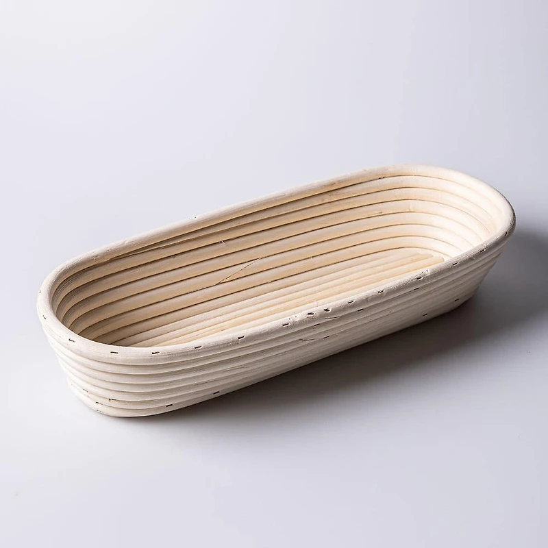 Eddingtons Banneton 1.5kg/3.3lb Oval Proving Basket Large (White)