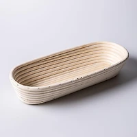 Eddingtons Banneton 1.5kg/3.3lb Oval Proving Basket Large (White)