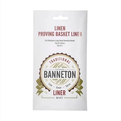 Eddingtons Banneton Proving Basket Liner Large - Set of 2