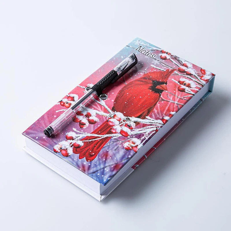 Ty Christmas Memo 'Xmas Cat/Cardinal/Xmas Dog' Notepad w/Pen Asstd.