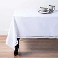 Harman Hemstitch Polyester Tablecloth 60"x120" (White)