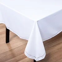 Harman Hemstitch Polyester Tablecloth 60"x120" (White)