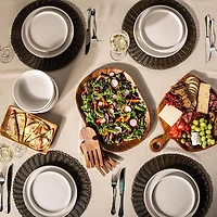 Harman Hemstitch Polyester Tablecloth 60"x120" (Linen)