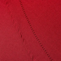 Harman Hemstitch Polyester Tablecloth 70" Round (Red)
