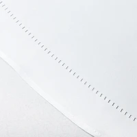 Harman Hemstitch Polyester Tablecloth 70" Round (White)