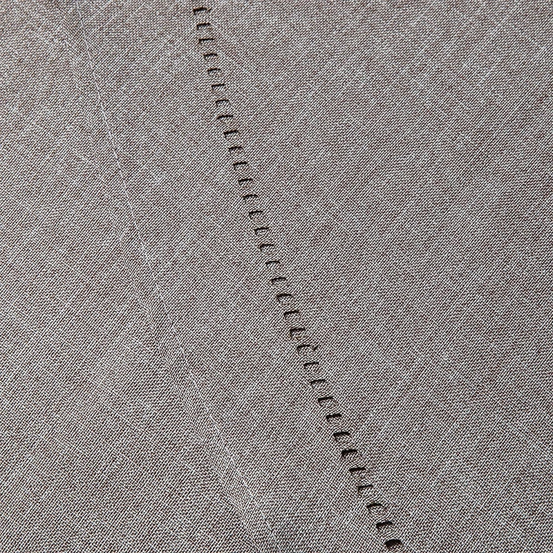 Harman Hemstitch Polyester Tablecloth 70" Round (Dark Grey)