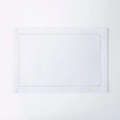 Harman Hemstitch Polyester Placemat (White)