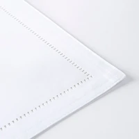 Harman Hemstitch Polyester Placemat (White)