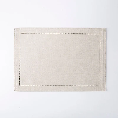 Harman Hemstitch Polyester Placemat (Linen)