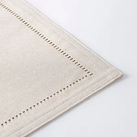 Harman Hemstitch Polyester Placemat (Linen)