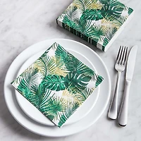 Harman 3-Ply 'Palm' Paper Napkin (Green)