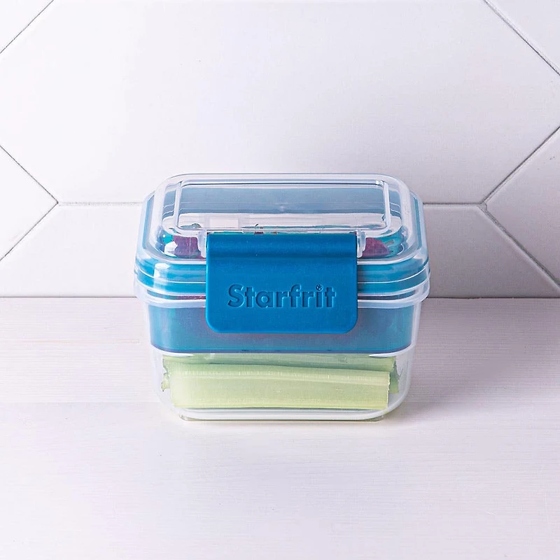 Starfrit Easy Lunch 2-Tier Snack To-Go (Blue)