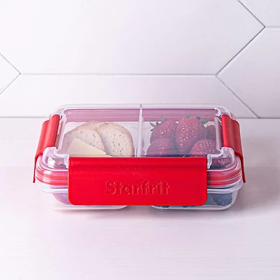 Starfrit Easy Lunch Split Container (Red)